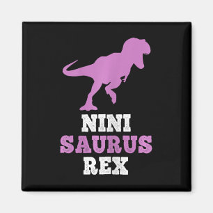 Nini-Saurus Rex Dino Dinosaurier Ninisaurus Lustig Magnet