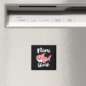 Nini Shark Mother's Day Oma Funny Magnet (In Situ (Geschirrspüler))