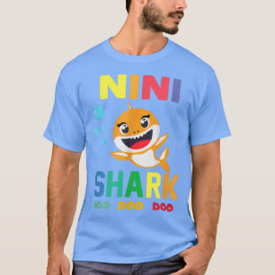 Nini Shark Nini Shark Lover Familienmütter Tag595 T-Shirt