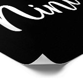 Nini Sweetheart Design mit romantischem Herz Poster (Ecke)