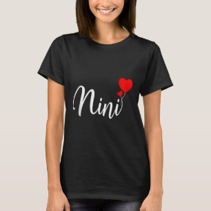 Nini Sweetheart Design mit romantischem Herz T-Shirt