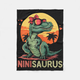 Ninisaurus Dino Dinosaurier Nini-Saurus T-Rex Mutt Fleecedecke