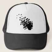 Ninja 2 Krähe Truckerkappe (Vorderseite)