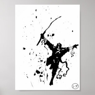 Ninja 3 Druck Poster