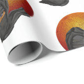 Ninja 7. Geburtstag Geschenkpapier (Rolleneckpunkt)