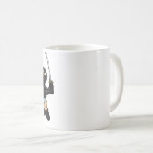 Ninja Ablenkungs-Tasse Kaffeetasse (VorderseiteRechts)