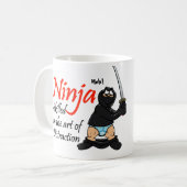 Ninja Ablenkungs-Tasse Kaffeetasse (Vorderseite Links)
