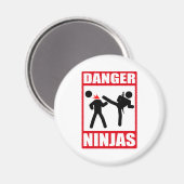 Ninja Academy Okinawa tötet Bill Magnet (Vorderseite/Rückseite)