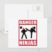 Ninja Academy Okinawa tötet Bill Postkarte (Vorne/Hinten)