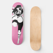 Ninja Anime Girl Skateboard Deck (Vorderseite)