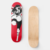 Ninja Anime Girl Skateboard Deck (Vorderseite)