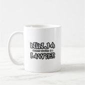 Ninja...Anwalt Kaffeetasse (Links)