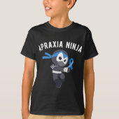 Ninja Apraxia Awareness Speech Disease Ninjutsu T-Shirt (Vorderseite)