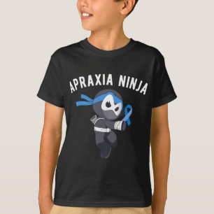 Ninja Apraxia Awareness Speech Disease Ninjutsu T-Shirt