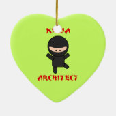 Ninja Architekt Keramik Ornament (Hinten)