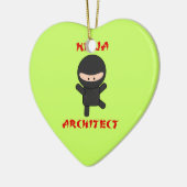 Ninja Architekt Keramik Ornament (Links)