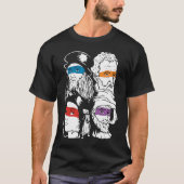 Ninja Artist Renaissance Michelangelo Leonardo Raf T-Shirt (Vorderseite)