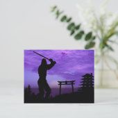 Ninja Attack Postkarte (Stehend Vorderseite)