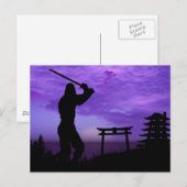 Ninja Attack Postkarte (Vorne/Hinten)