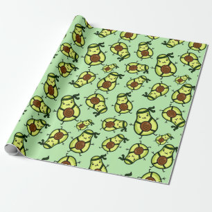 Ninja Avocado Geschenkpapier