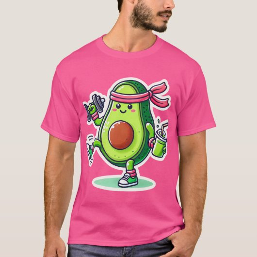 Ninja Avocado T - Shirt (Vorderseite)