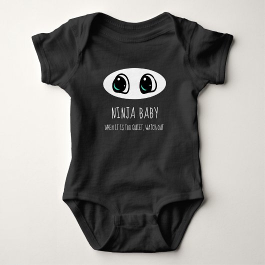 Ninja Baby - Funny Bodysuit Baby Strampler (Vorderseite)