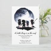Ninja Baby Shower Einladung (Stehend Vorderseite)