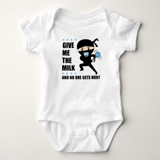 ninja Baby Strampler (Vorderseite)