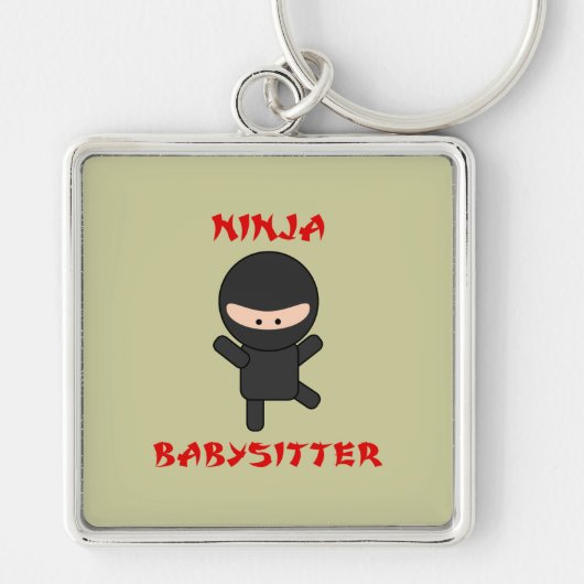 ninja Babysitter Schlüsselanhänger (Vorne)