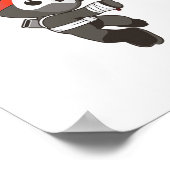 Ninja Badminton Poster (Ecke)