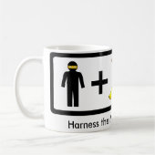 Ninja Bananen-Tasse Kaffeetasse (Links)