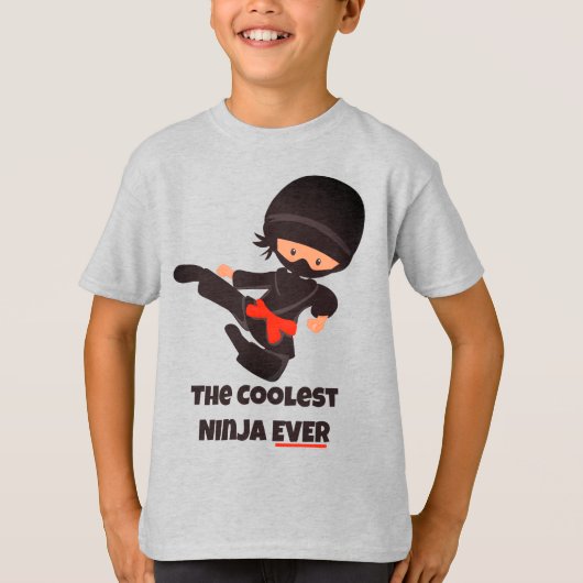 Ninja Basic Hanes Tagless ComfortSoft® T - Shirt (Vorderseite)