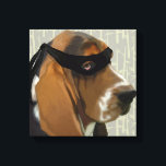Ninja Basset Hound Dog Leinwanddruck<br><div class="desc">Unterhaltung und Freizeit</div>