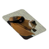 Ninja Basset Hound Dog Magnet (Rechte Seite)