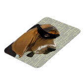 Ninja Basset Hound Dog Magnet (Linke Seite)