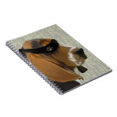 Ninja Basset Hound Dog Notizblock (Rechte Seite)