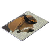 Ninja Basset Hound Dog Notizblock (Linke Seite)