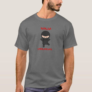 Ninja Bibliothekar (schlicht) T-Shirt