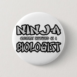 Ninja.. Biologe Button