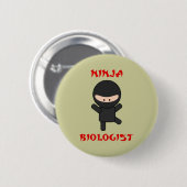 ninja Biologe Button (Vorne & Hinten)
