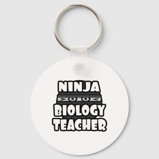 Ninja Biology Teacher Schlüsselanhänger (Vorderseite)