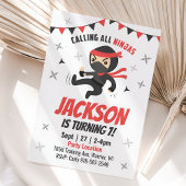 Ninja Birthday Einladung