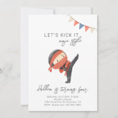 Ninja Birthday Einladung | Ninja-Party Einladung (Vorderseite)