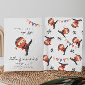 Ninja Birthday Einladung | Ninja-Party Einladung