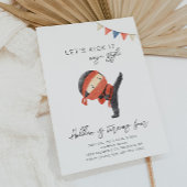 Ninja Birthday Einladung | Ninja-Party Einladung