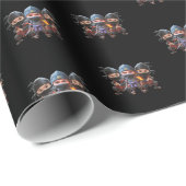 Ninja Birthday Geschenkpapier (Rolleneckpunkt)