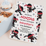 Ninja Birthday Karate Martial Arts Geburtstagspart Einladung<br><div class="desc">Ninja Birthday Karate Martial Arts Geburtstagsparty Einladung</div>