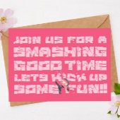 Ninja Birthday, Karate Martial Arts, haut sie auf Einladung