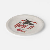 Ninja Birthday Pappteller (Schrägansicht)