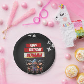 Ninja Birthday Pappteller (Party)